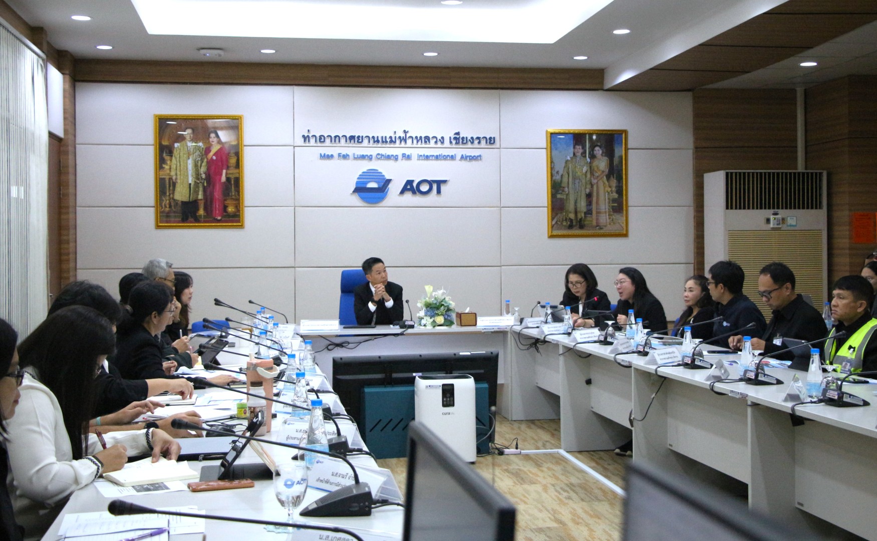 AOT ประชุมประชาสัมพันธ์ข้อมูลโครงการ รับฟังความคิดเห็น และสร้างเครือข่ายการทำงาน EIA การพัฒนาท่าอากาศยานแม่ฟ้าหลวง เชียงราย